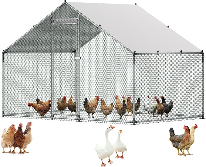 VEVOR Large Metal Chicken Coop by VEVOR