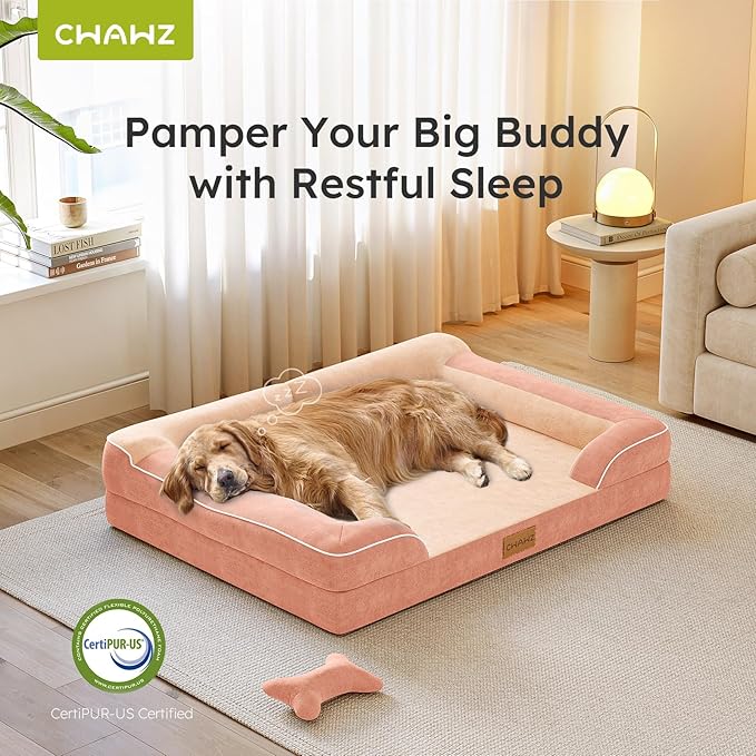 CWAWZ Jumbo Dog Bed for Extra Large Dogs, Orthopedic Dog Bed - Image 5