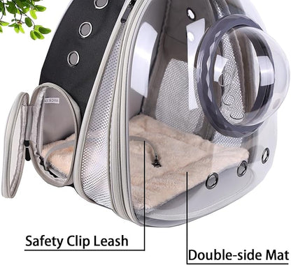 Cat Backpack Carrier, Space Capsule Astronaut Clear Bubble Front Extension to - Image 5