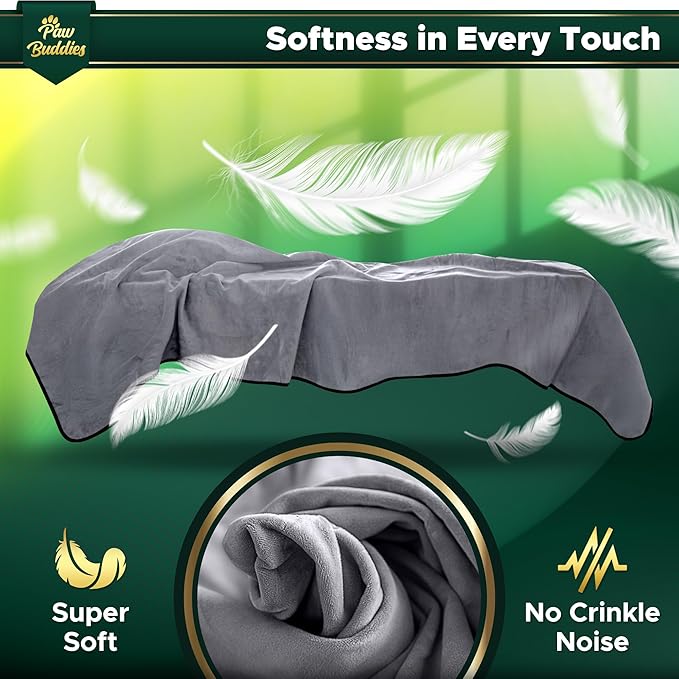Paw Buddies Premium Waterproof Blanket 80"x90" Velvet-Feel Reversible Throw – - Image 3