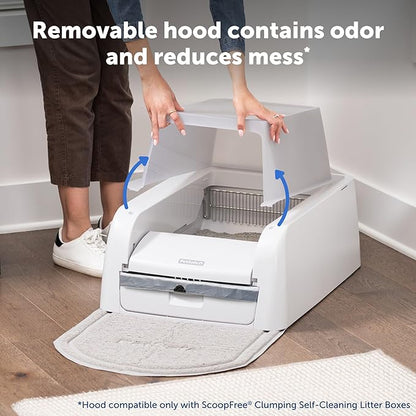 PetSafe ScoopFree Clumping Automatic Self Cleaning Cat Litter Box Hood and - Image 3