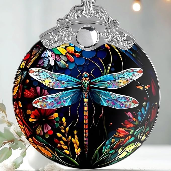 Jocidea Christmas Dragonfly Ornament by Jocidea