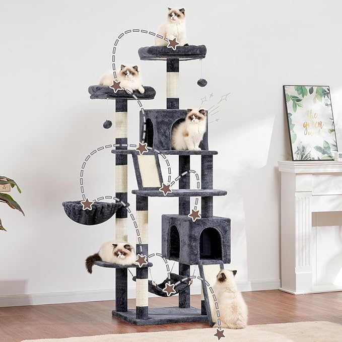 Gitelsnour Cat Tree for Indoor Cats, Sturdy Cat Tree House - Image 7