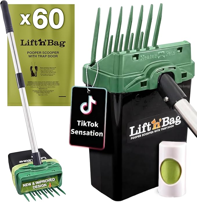 Neater Pet Brands Lift N’ Bag 2.0 Dog Pooper Scooper by NeaterPetBrands