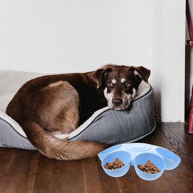 SHINEOFI Multipurpose Flower-Shaped Plastic Cat Feeding Plate and Dog Treats - Image 5