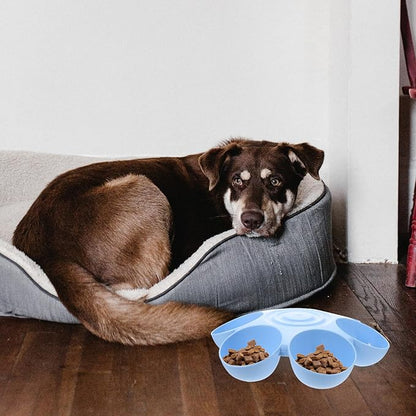 SHINEOFI Multipurpose Flower-Shaped Plastic Cat Feeding Plate and Dog Treats - Image 5