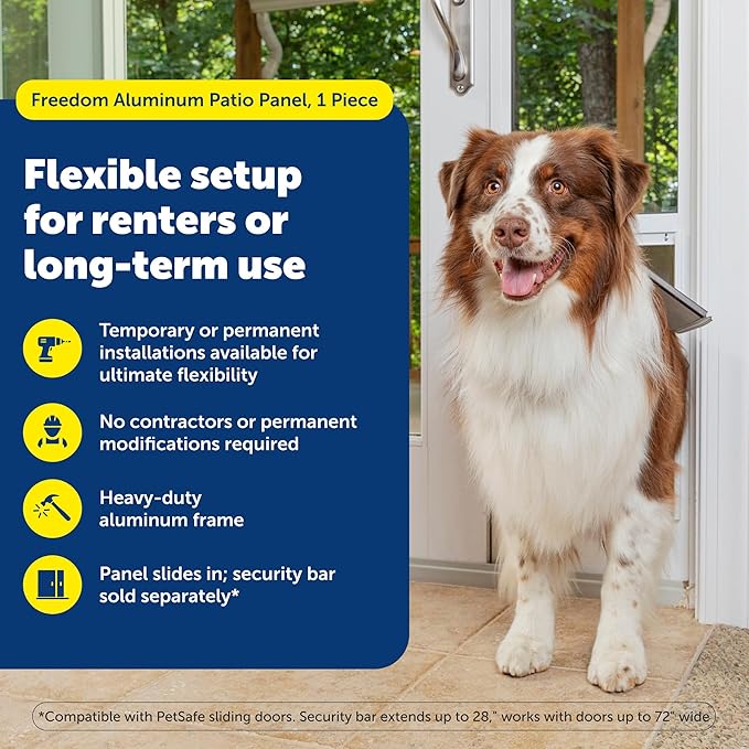 PetSafe 1-Piece Sliding Glass Pet Door - Image 2