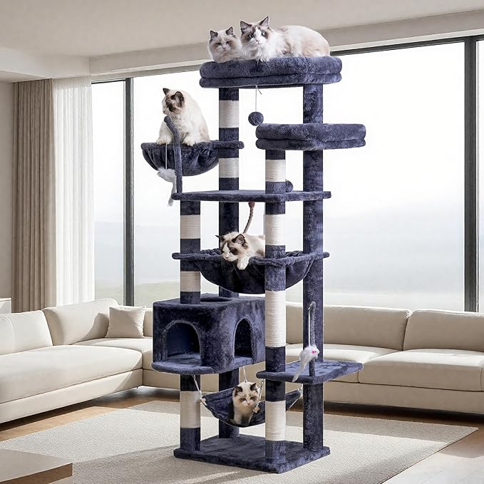 Gitelsnour Cat Tree, Cat Tower for Large Cats - Image 8