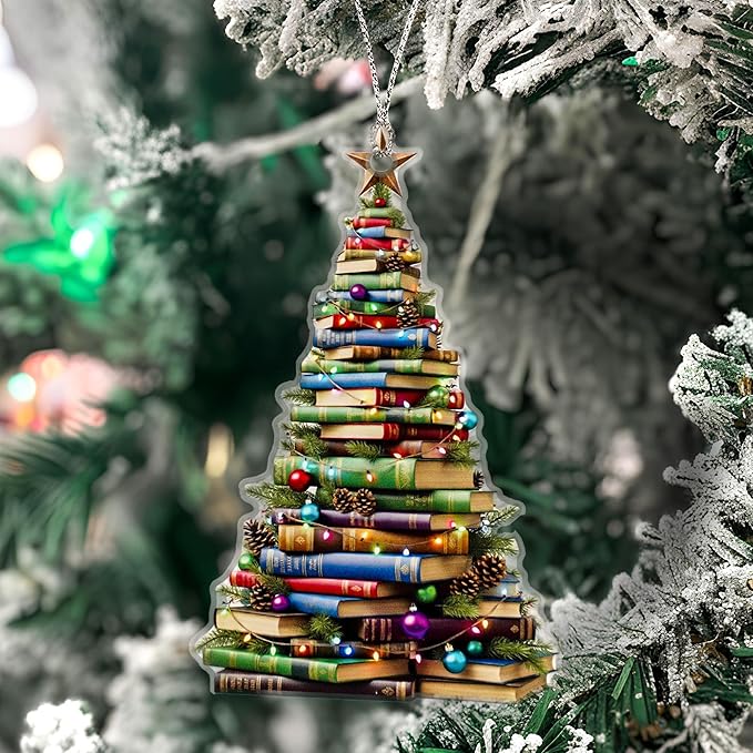 Book Ornament, Book Ornaments for Christmas Tree, Christmas Ornaments 2026 - Image 2