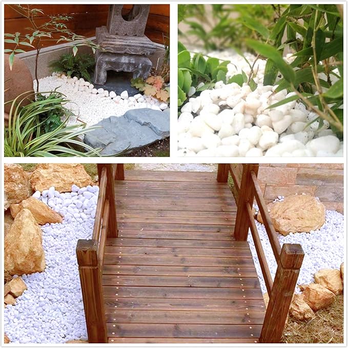 Natural Polished Decorative White Pebbles - Image 6
