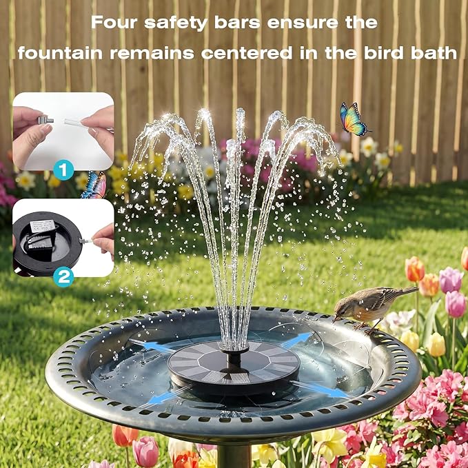 AMZtime 1.4W Solar Fountain - Image 6