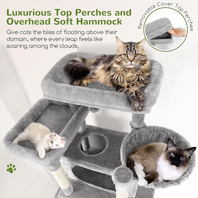 Globlazer XXL Giant Cat Tree, 83 Inch Heavy Duty Tall Cat Tower - Image 2