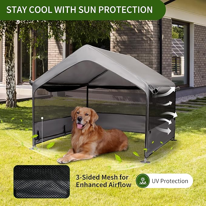 Summertrail Extra Large Dog House Outside, Dog Tent Outdoor, Big Dog Shade - Image 5