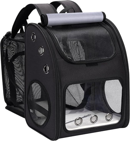 Cat Carrier Backpack, Expandable Pet Carrier Backpack by COVONO