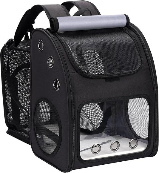 Cat Carrier Backpack, Expandable Pet Carrier Backpack by COVONO