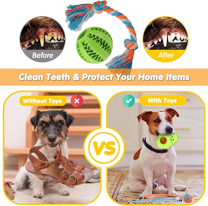 Zeaxuie 25 Pack Luxury Dog Chew Toys - Image 6