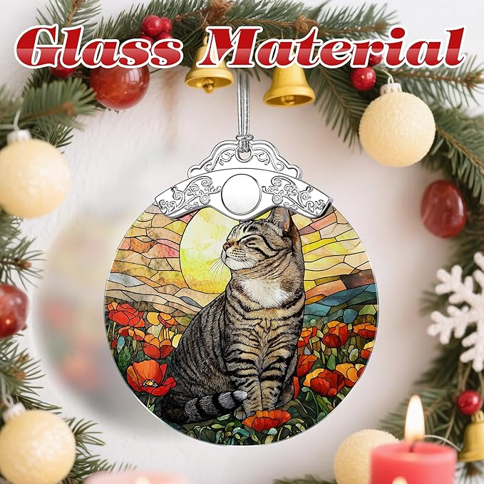 Stained Glass Ornament, Christmas Ornaments, Christmas Decorations - Image 3