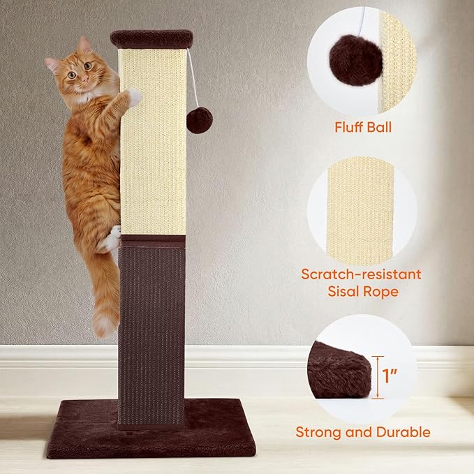 Cat Scratching Post, 32 Inch Cat Scratching Post - Image 4