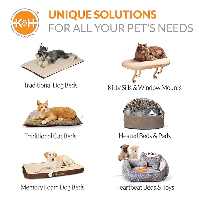 K&H Pet Products Heated Extreme Weather Outdoor Kitty Pad, Waterproof Heated - Image 10