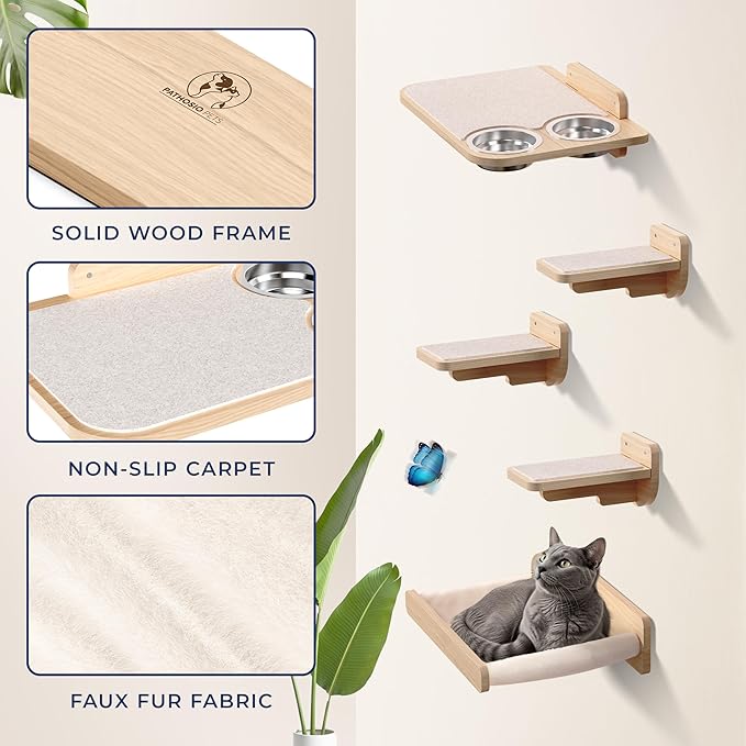 Space-Saving Cat Wall Shelves – Interactive Cat Wall Climber - Image 5