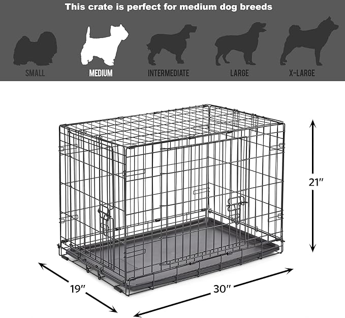 Midwest Homes for Pets 30-Inch New World Crate for Medium Breeds, 21-40 lbs - Image 6
