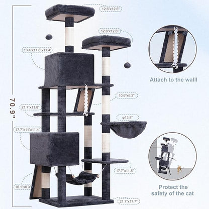 Gitelsnour Cat Tree for Indoor Cats, Sturdy Cat Tree House - Image 6