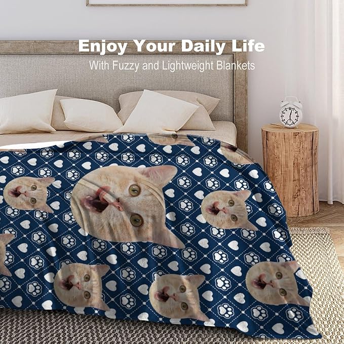 Custom Pet Name Blanket Personalized Dog Memory Blankets - Image 5