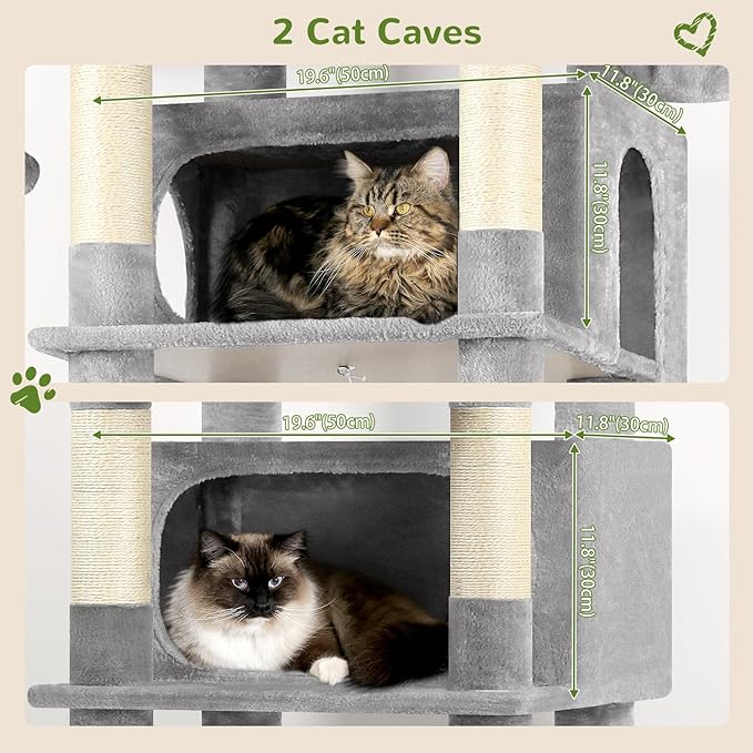 Globlazer XXL Giant Cat Tree, 83 Inch Heavy Duty Tall Cat Tower - Image 3