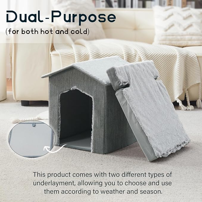 Cat Beds for Indoor Cats, Cat Houses, Cat Cave - Image 3