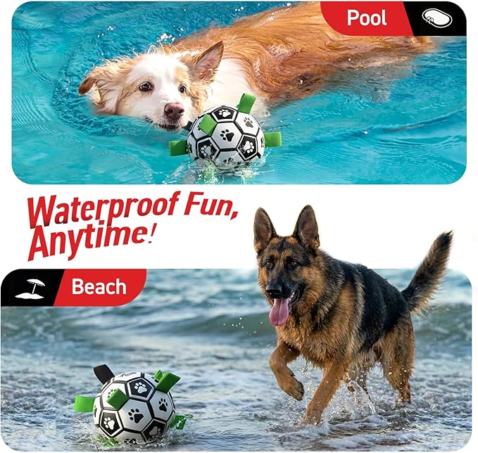 QDAN Dog Toys Extra Large Soccer Ball - Image 2