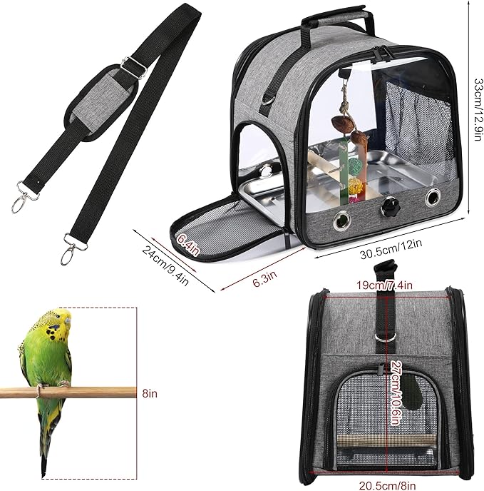 Bird Carrier Bag Bird Travel Cage - Image 2