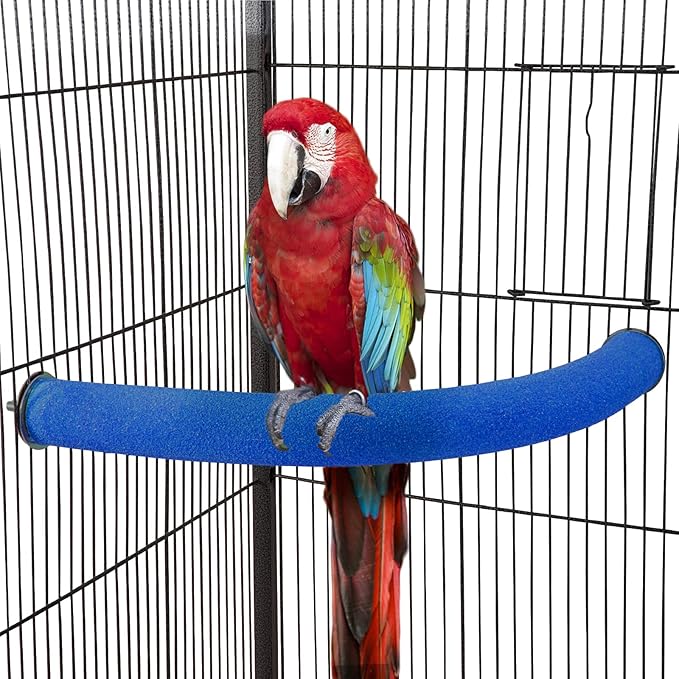FrgKbTm U Shape Parrot Perch Stand Toy Bird Platform Sand Paw Grinding Clean by FrgKbTm