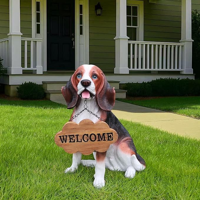 Beagle Dog Garden Statue - Image 6