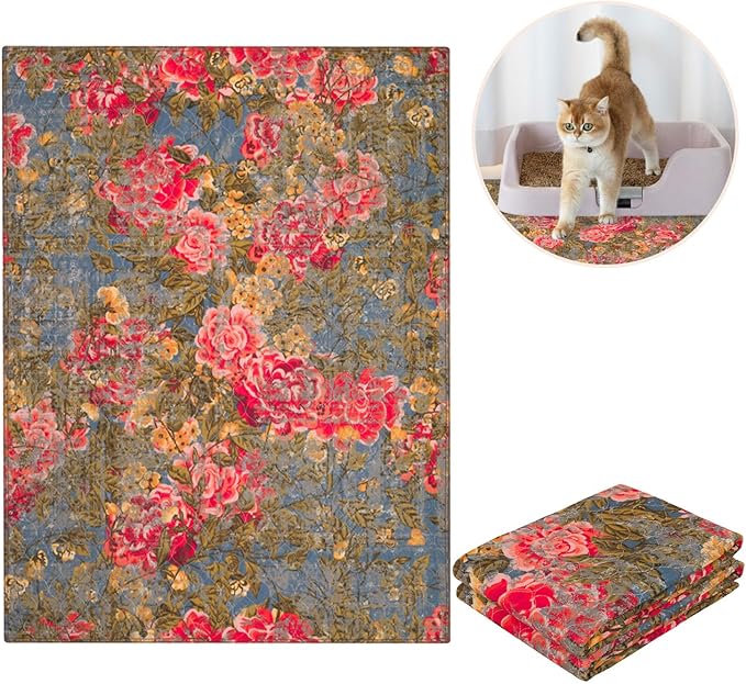 Lovewag Pets Cat Litter Box Mats 2 Pack - Image 2