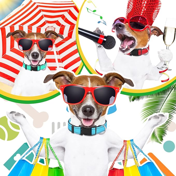 Sanwuta 12 Pcs Reflective Puppy Dog Collars Bulk - Image 4
