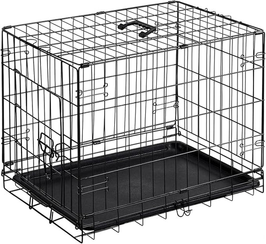DUMOS Dog Crate, 24 Inch Small Single Door Dog Cage by DumosLifestyle