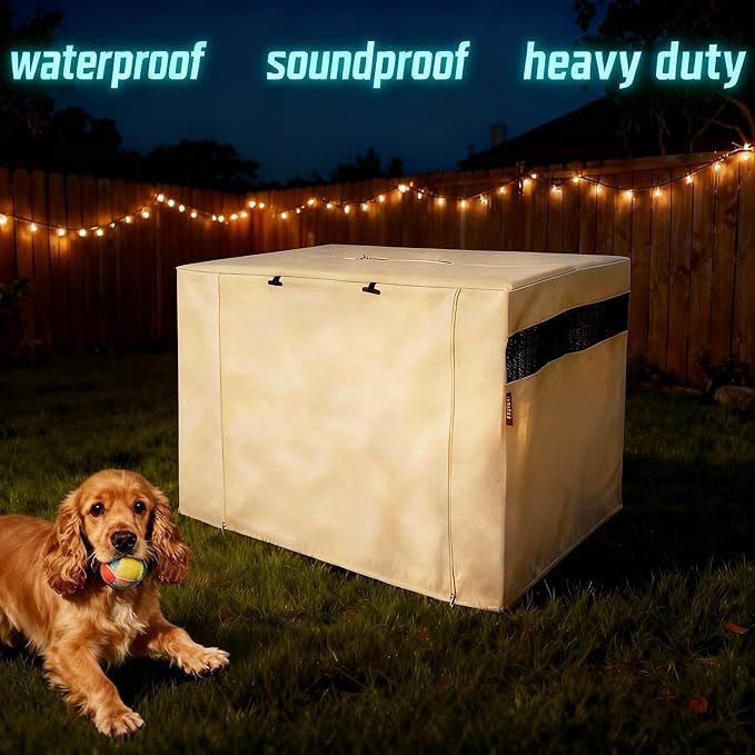 HiCaptain Dog Crate Cover 36.0" L x 23.0" W x 25.0" H - Image 4