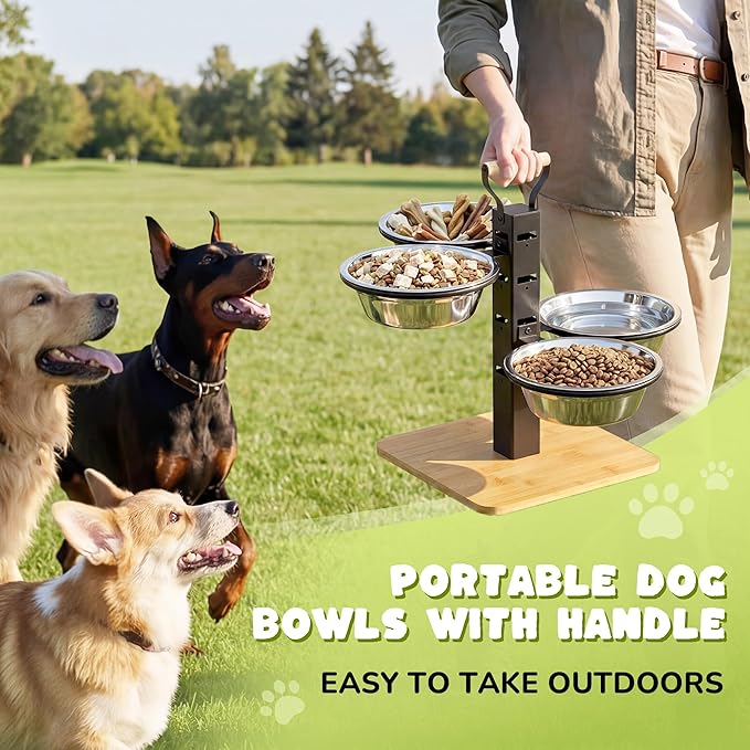 Elevated Dog Bowls Stand - Image 5