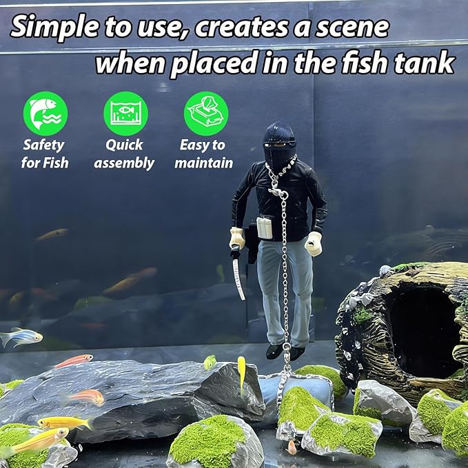 Floating Fish Tank Decoration, Floating Ornament Handmade Model Decoration - Image 4
