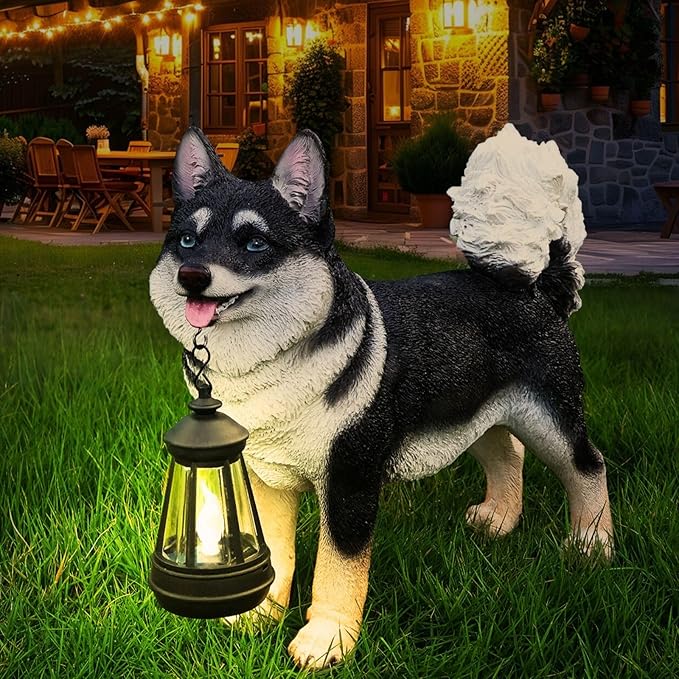 Shiba Inu Dog Garden Statue - Image 3