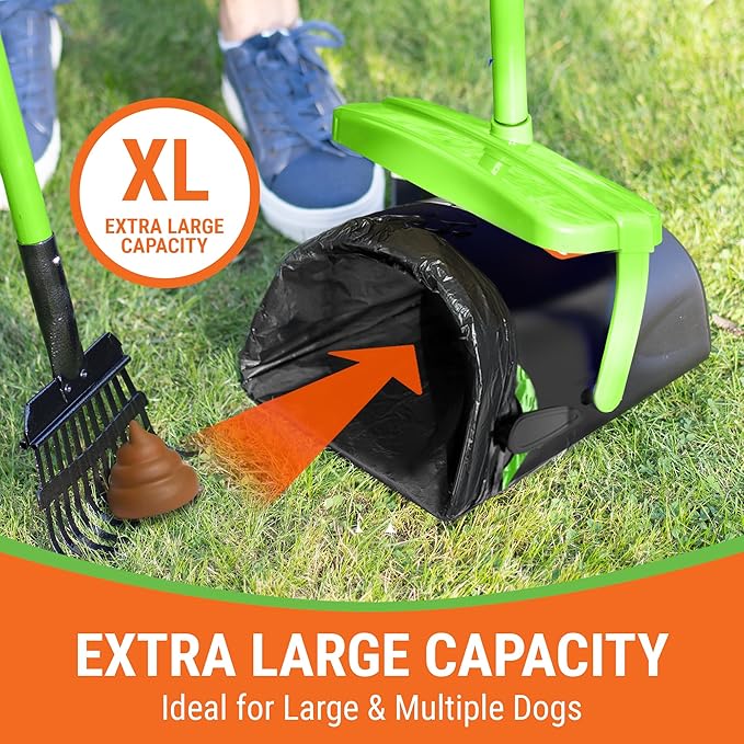 Pupzle Dog Pooper Scooper with Bag Attachment, Dog Poop Scoop - Image 2