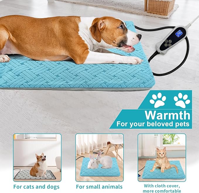 Cat Heating Pad, 18x18 in Pet Heating Pad - Image 6