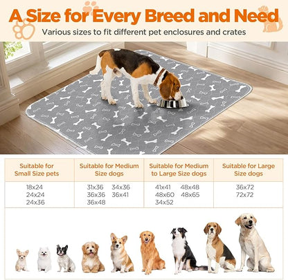 Washable Pee Pads for Dogs, 2 Pack Large 36"x41" Fast Absorbent Reusable Puppy - Image 7
