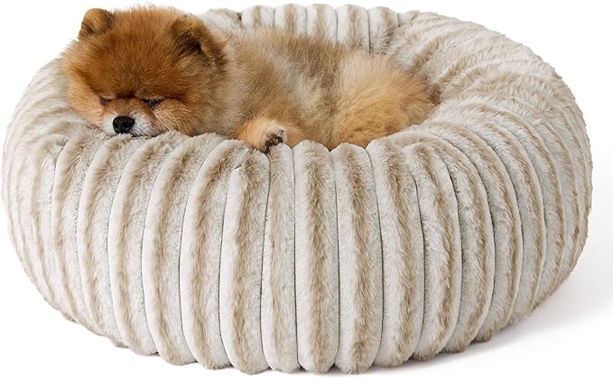 Bedsure ComfyFleece™ Donut Small Dog Bed - Image 8