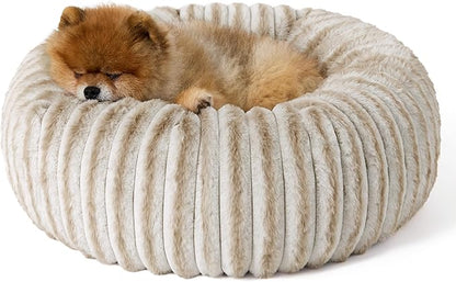 Bedsure ComfyFleece™ Donut Small Dog Bed - Image 8