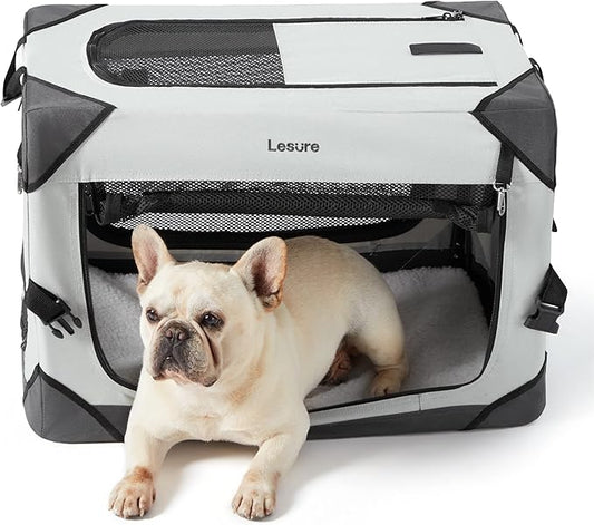 Lesure Collapsible Dog Crate by Lesure