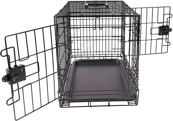 Amazon Basics Portable, Foldable Metal Wire Dog Crate - Image 3