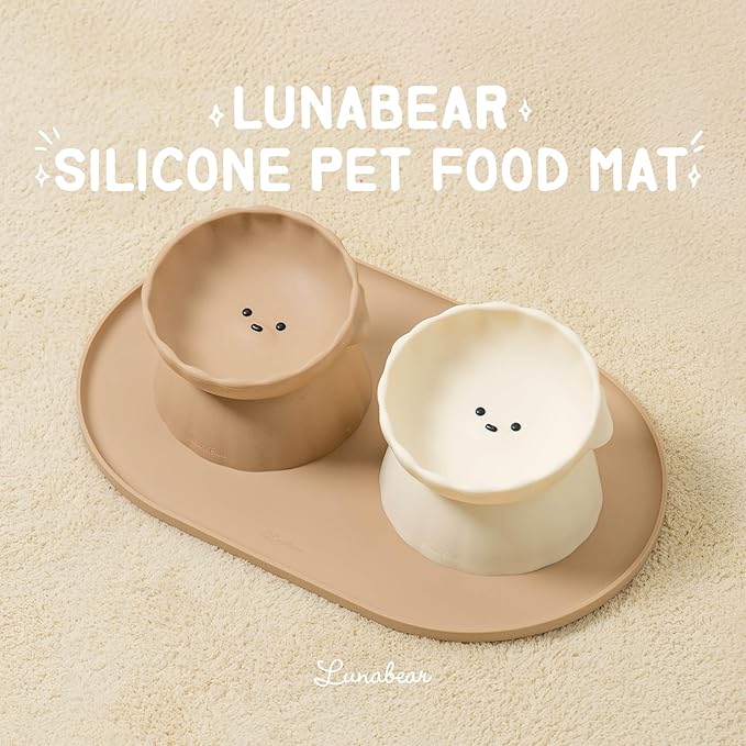 Dog Food Mat - Waterproof Dog Bowl Mat, Silicone Pet Mat - Image 2