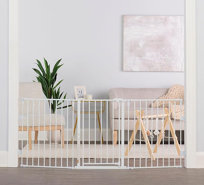 Regalo 76 Inch Super Wide Configurable Baby Gate, Includes 4 Pack of Wall - Image 6