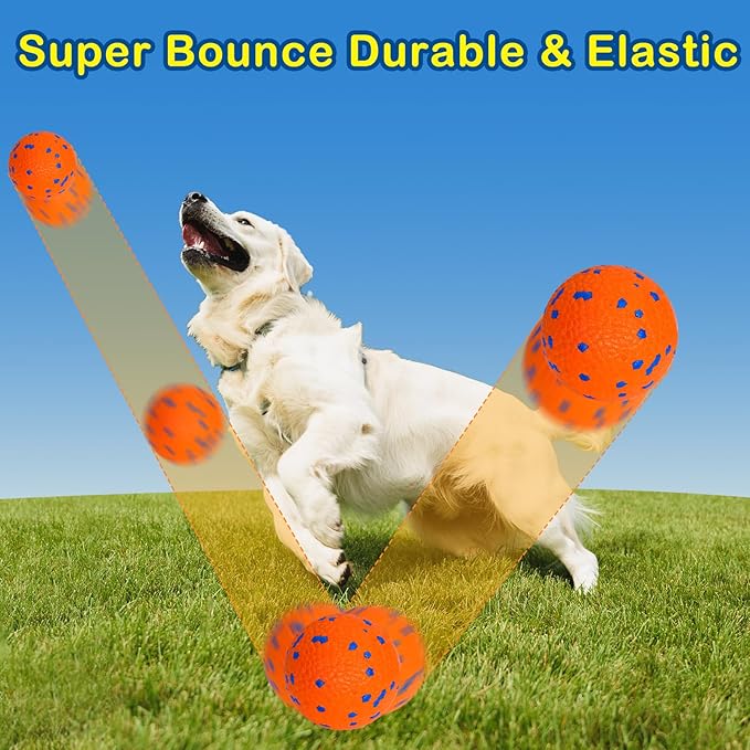 Dog Balls Tennis Ball for Aggressive Chewers Indestructible Dog Teething Chew - Image 6